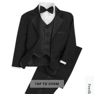 Moores 2T Black Suit